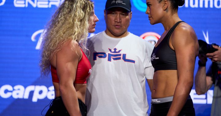 PFL Playoffs Weigh-in Results - Women's Lightweight and Men's Heavyweight, Kayla Harrison