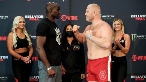 Bellator 265 weigh-in results - Kongo vs. Kharitonov