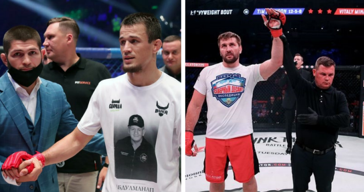 Russian fighters Usman Nurmagomedov and Vitaly Minakov added to Bellator 269 in Moscow