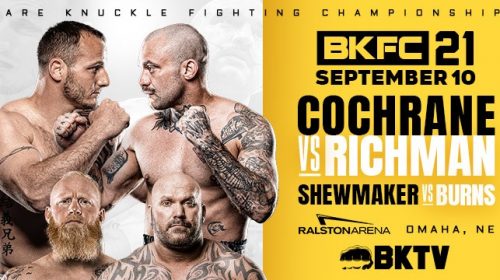 BKFC 21 pay-per-view and results - Cochrane vs. Richman