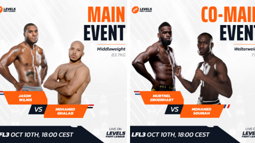 Former Glory Champions Jason Wilnis and Murthel Groenhart added to Levels Fight League 3