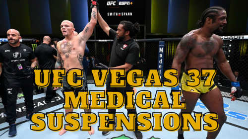 UFC Vegas 37 medical suspensions: Five fighters facing 6-month suspensions