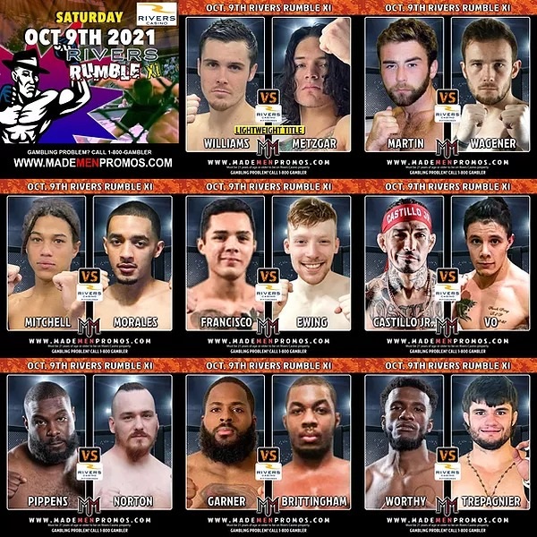 Rivers Rumble XI - Live MMA returns to Rivers Casino in Pittsburgh