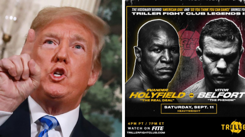 Former President Donald Trump to commentate Holyfield-Belfort boxing event