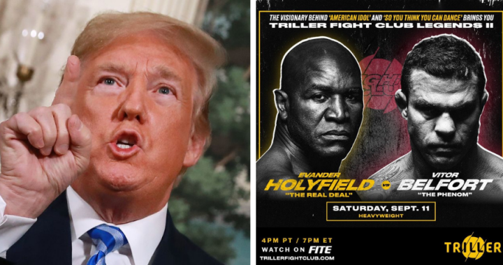 Former President Donald Trump to commentate Holyfield-Belfort boxing event