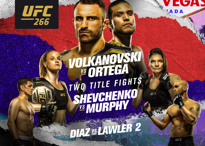 UFC 266 Results - Volkanovski vs. Ortega - Order and watch