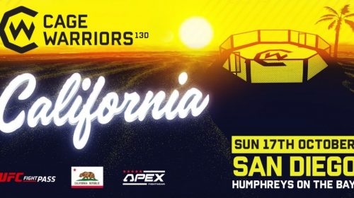 Cage Warriors Return to San Diego for CW130