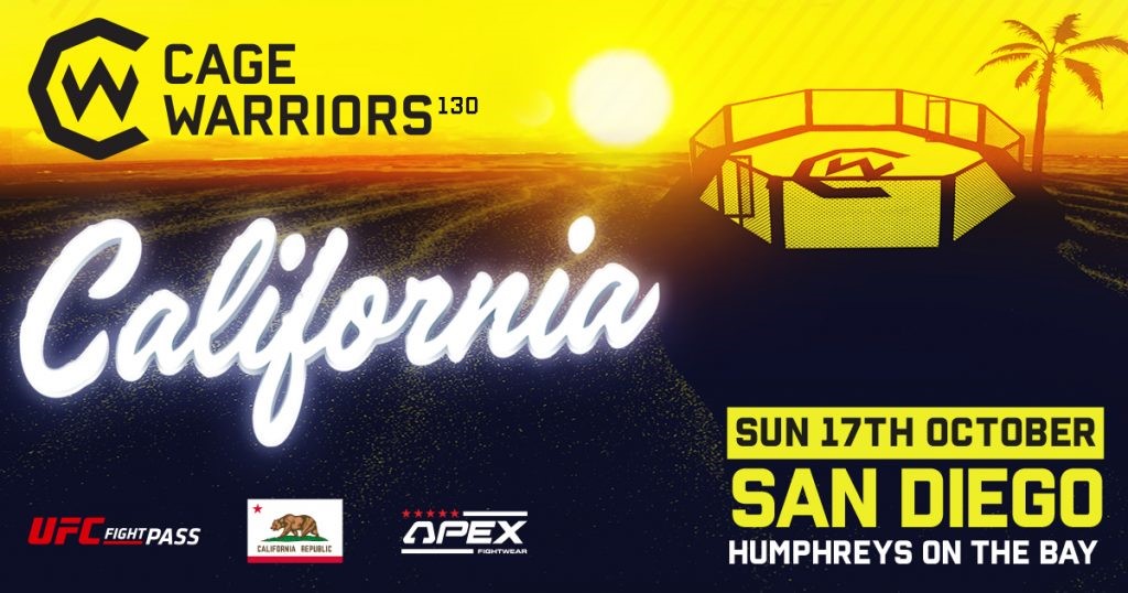Cage Warriors Return to San Diego for CW130