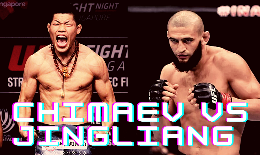 UFC Veteran Li Jingliang (Left) Battles Undefeated Khamzat Chimaev (Right)