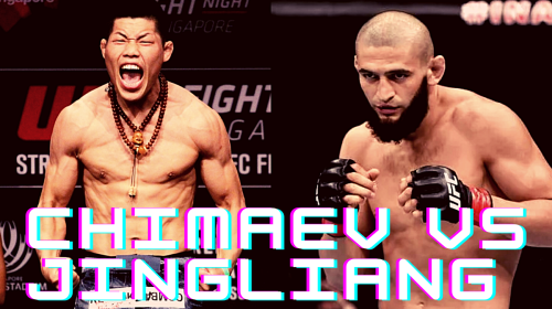 UFC Veteran Li Jingliang (Left) Battles Undefeated Khamzat Chimaev (Right)