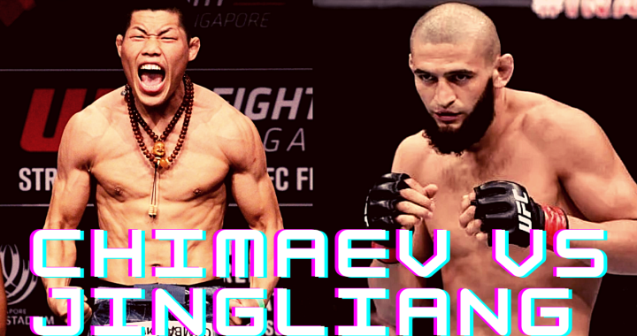 UFC Veteran Li Jingliang (Left) Battles Undefeated Khamzat Chimaev (Right)