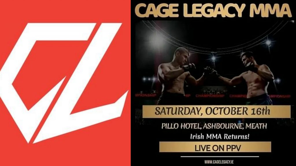 Live MMA Returns to the Republic of Ireland with Cage Legacy 13 this Saturday