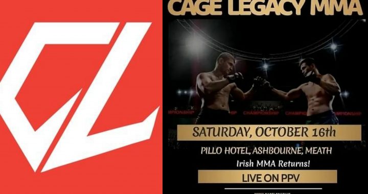 Live MMA Returns to the Republic of Ireland with Cage Legacy 13 this Saturday