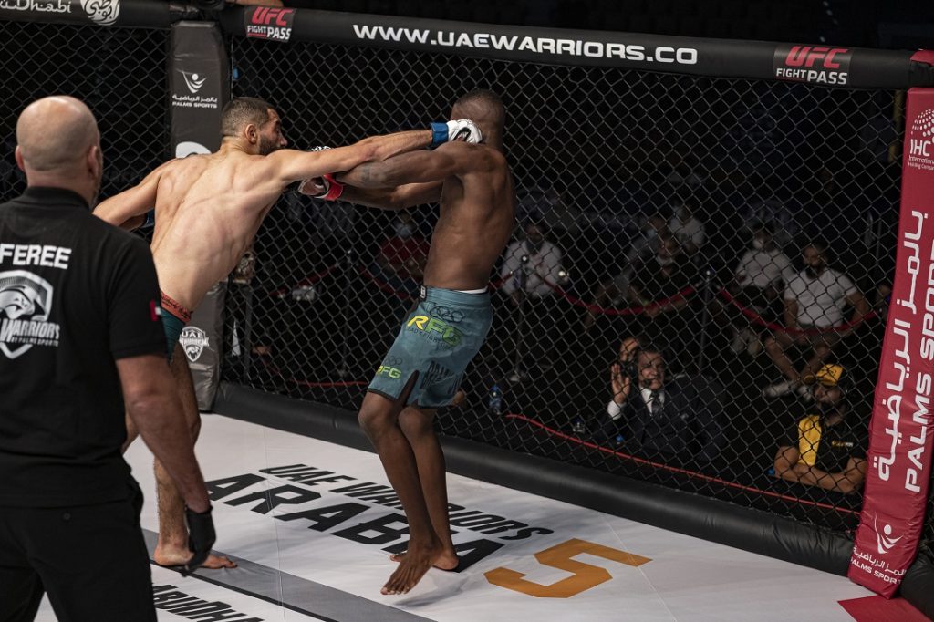 Omran Chaaban Scores Body Shot KO over Kher Khalifa Eshoushan at UAE Warriors 23