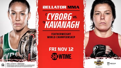 Bellator 271, Cris Cyborg defends Bellator MMA featherweight title against Sinead Kavanagh at Bellator 271