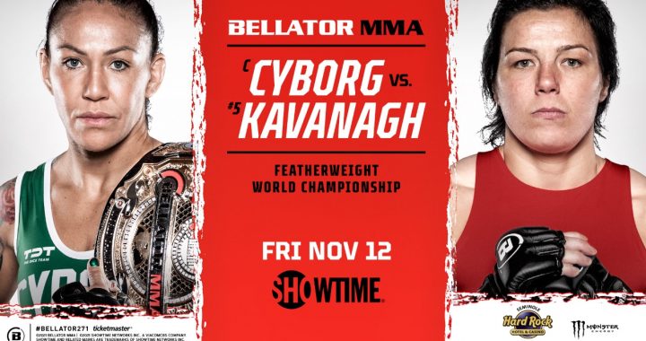 Bellator 271, Cris Cyborg defends Bellator MMA featherweight title against Sinead Kavanagh at Bellator 271