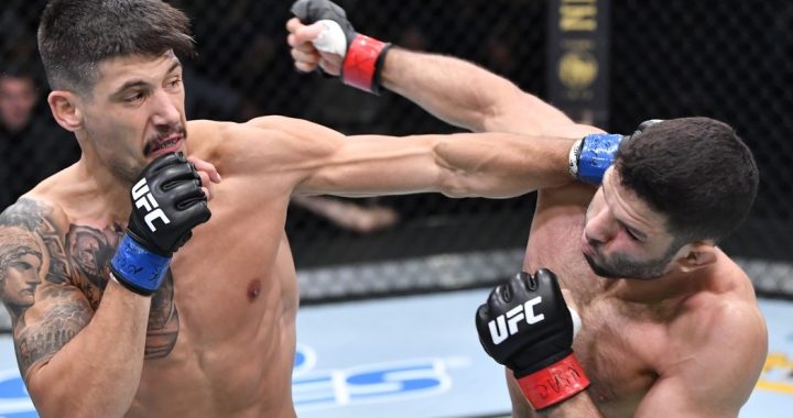 Joel Alvarez dusts Thiago Moises off in one at UFC Vegas 42