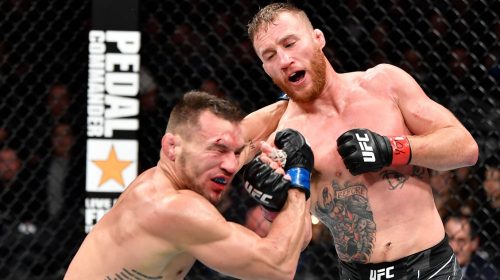 Gaethje takes down Chandler on scorecards in epic battle at UFC 268