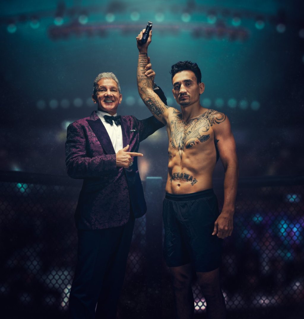 Max Holloway, Bruce Buffer featured in new Manscaped commercial ahead