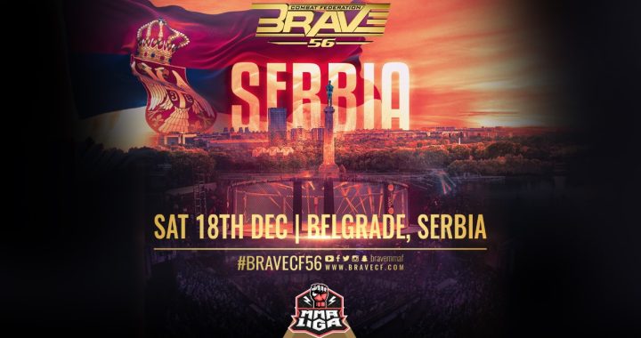 BRAVE CF lands in Serbia for the first time to close 2021 in style with BRAVE CF 56