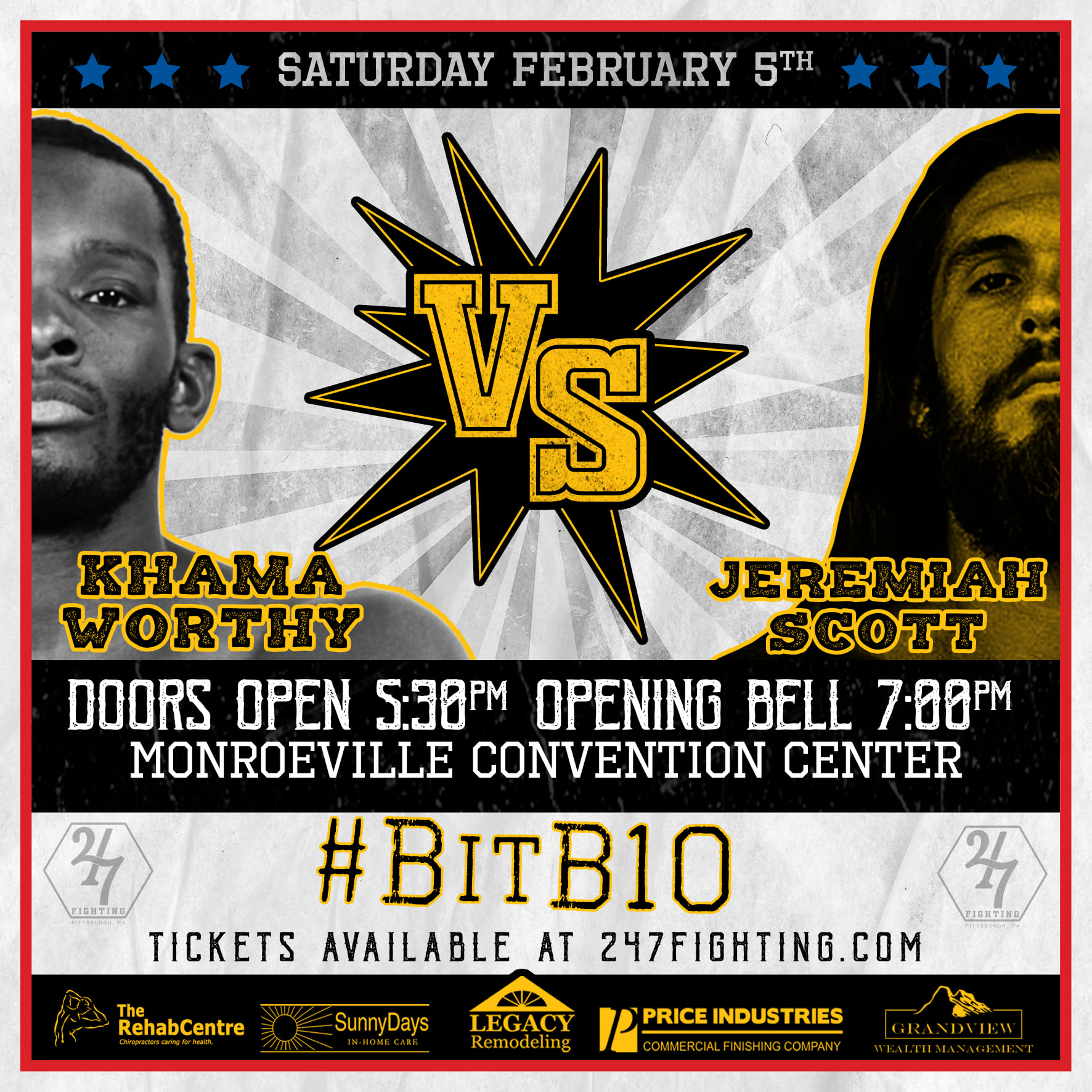 Khama Worthy returns at 247 FC: Brawl in the Burgh 10 in February