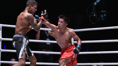 Geje Eustaquio Takes Teammate Danny Kingad vs. Kairat Akhmetov