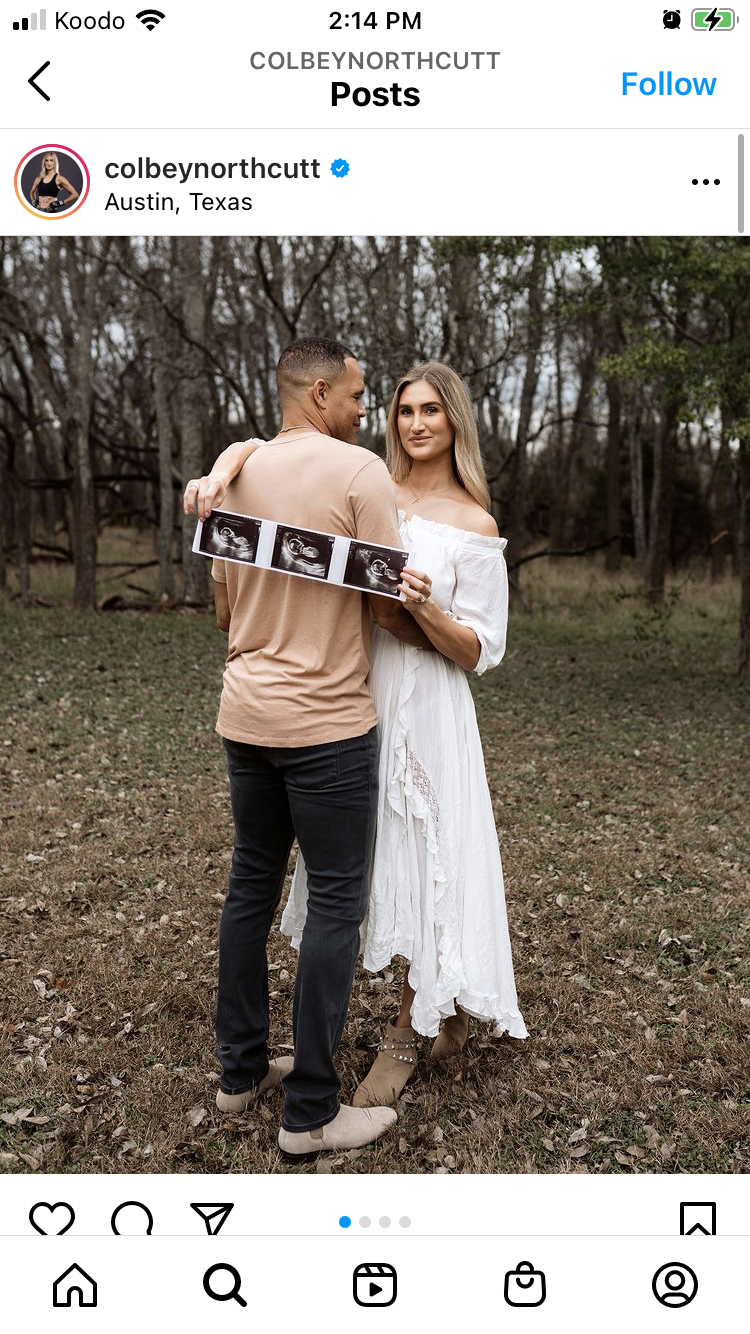 Colbey Northcutt and Raymond Daniels baby