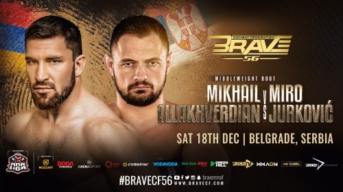 Mikhail Allakhverdian steps in for Hanekom, faces Miro Jurkovic in BRAVE CF 56 co-main event