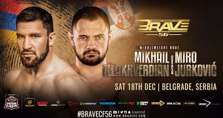 Mikhail Allakhverdian steps in for Hanekom, faces Miro Jurkovic in BRAVE CF 56 co-main event