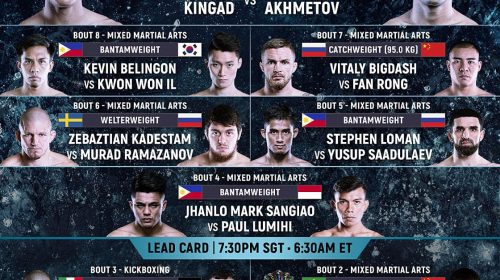 ONE: Winter Warriors II combatant quotes