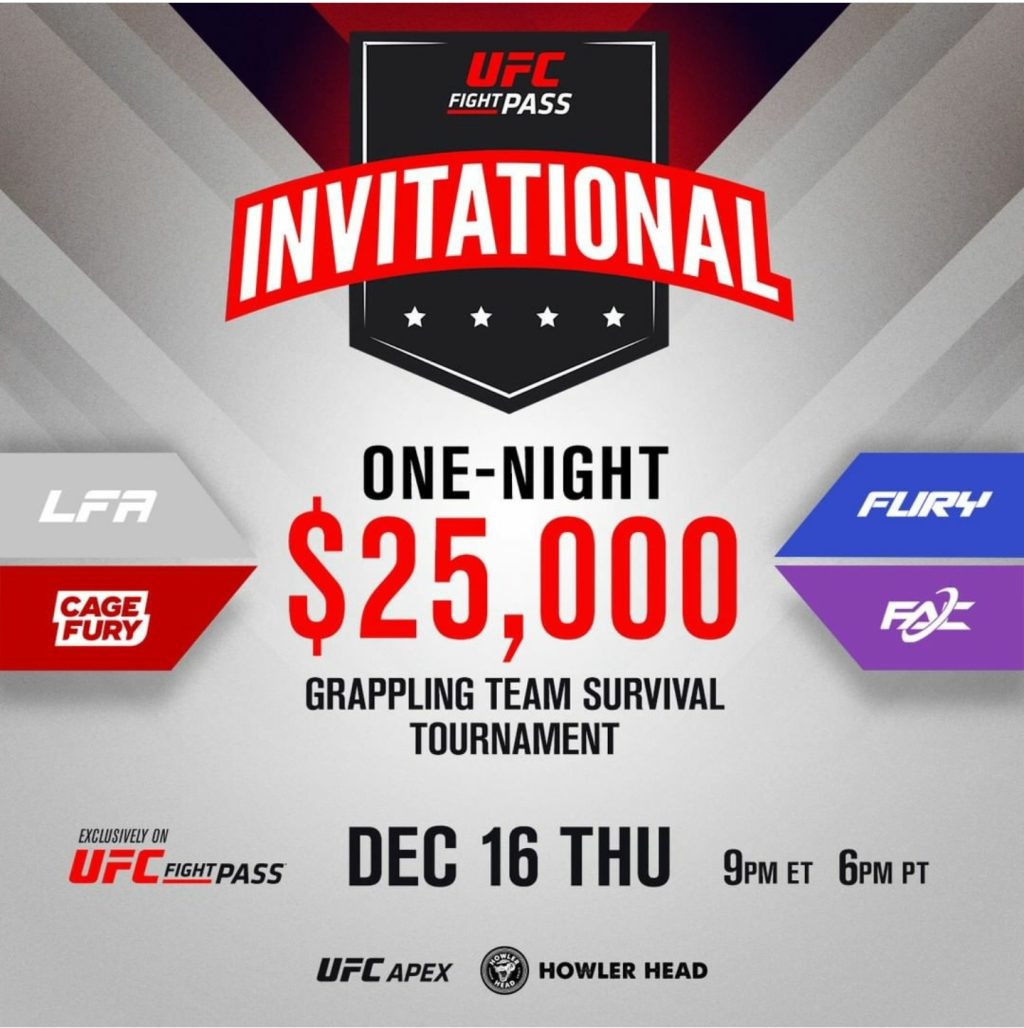 UFC Fight Pass Invitational 1- Pro Grappling Results
