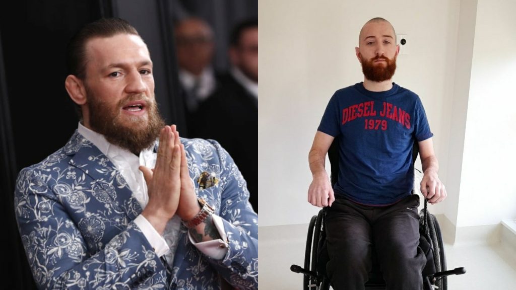 Conor McGregor donates €10k to paralyzed fighter Ian Coughlan as Irish MMA community rallies in support