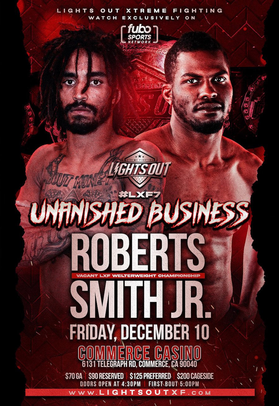 Lights Out Xtreme Fighting LXF 7: Roberts vs. Smith Jr. Results