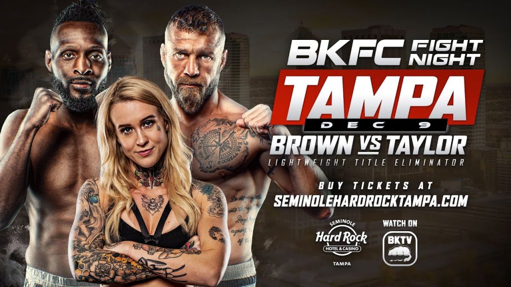 BKFC Fight Night Tampa Results Brown vs Taylor WATCH HERE