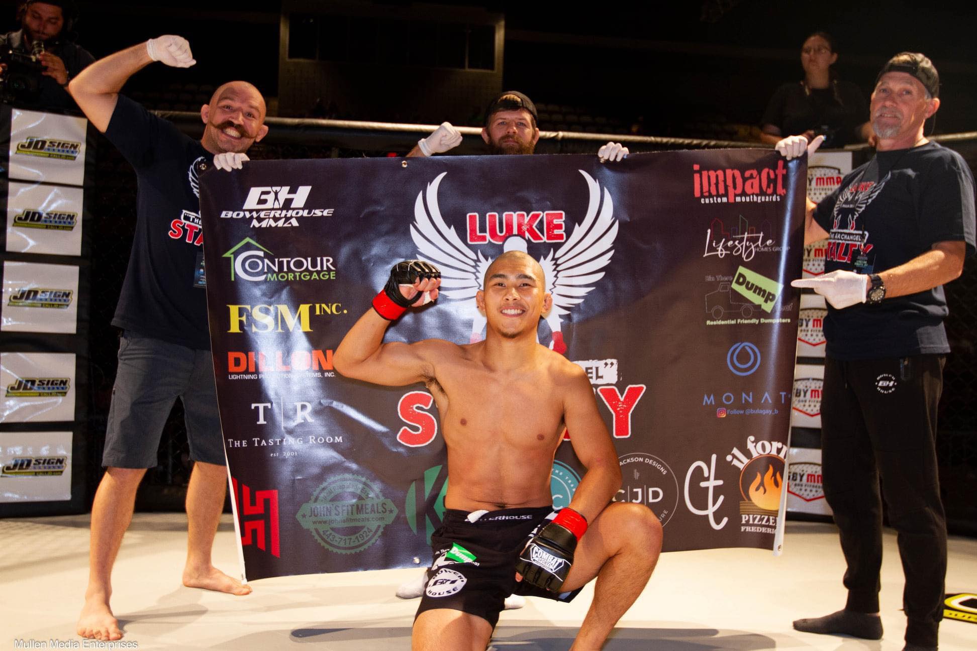 Luke Staley after Stellar Fights 47 win - Photo by Richard Mullen