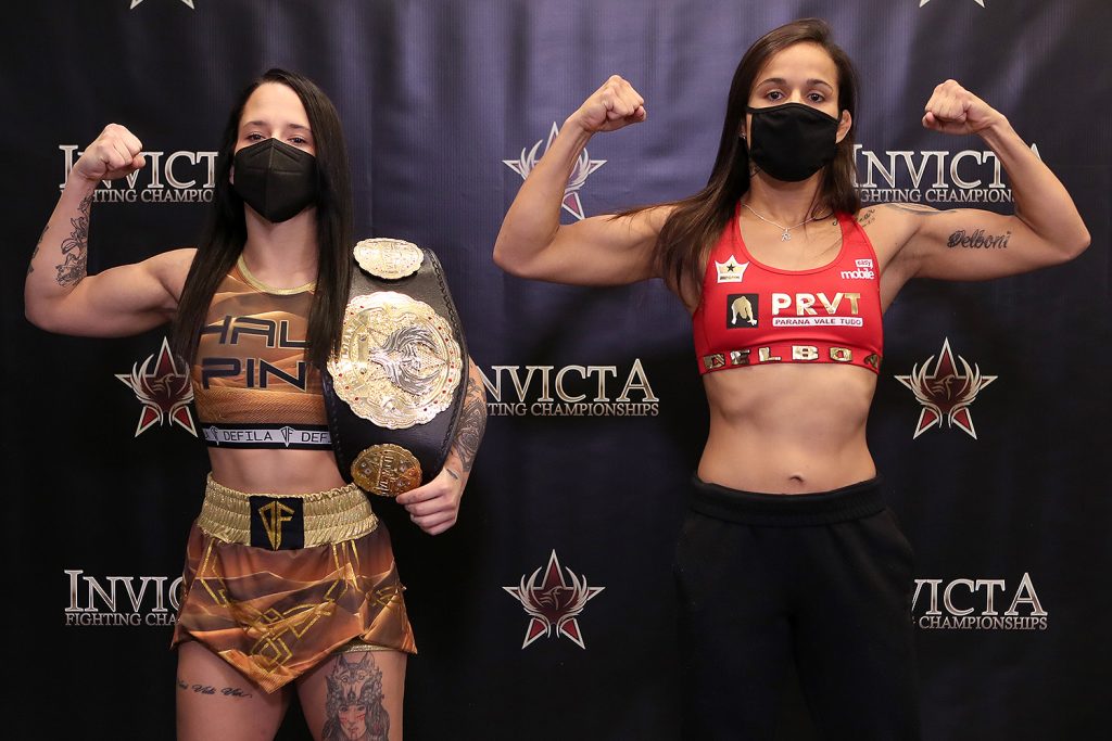 Invicta FC 45 weigh-in results - Zappitella vs. Delboni 2