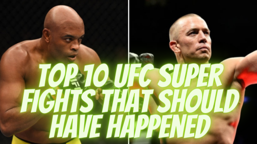 Top 10 UFC Super Fights That Should Have Happened