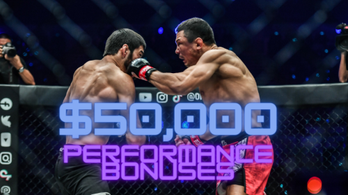 $50,000 performance bonuses added to ONE Championship fight cards