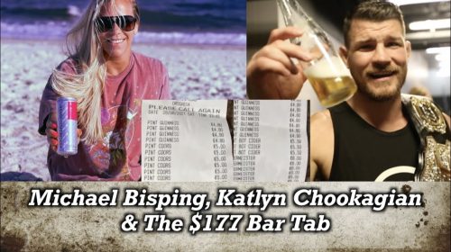 Michael Bisping Katlyn Chookagian and the $177 bar tab