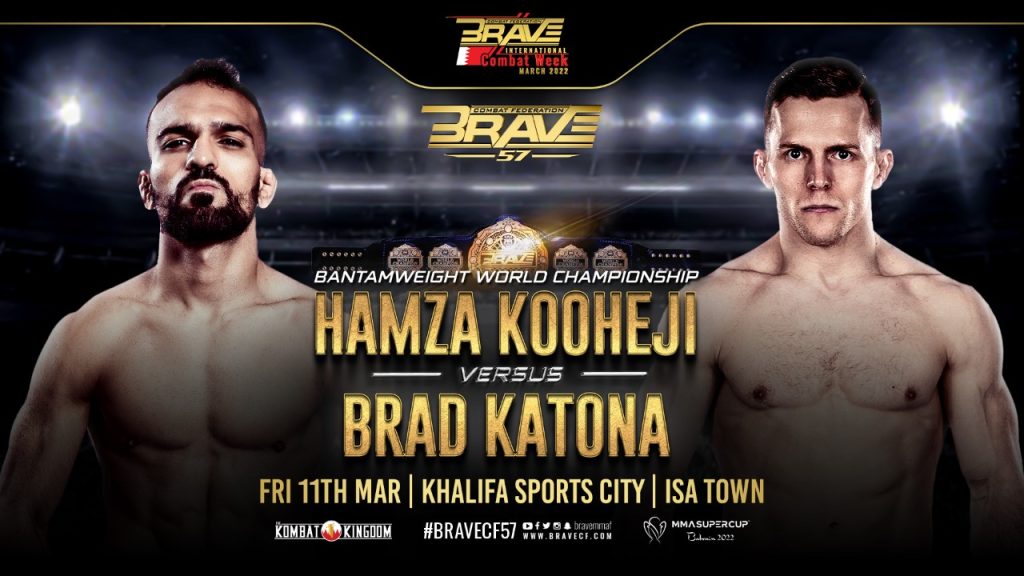 Hamza Kooheji Will Battle Brad Katona For Vacant Bantamweight World Title At BRAVE CF 57