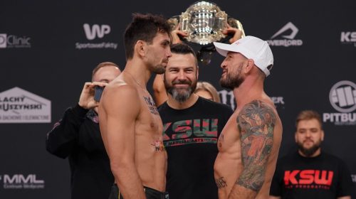 KSW 66 weigh-in results - Ziolkowski vs. Mankowski