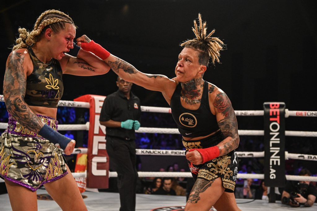 Christine Ferea Wins First-Ever BKFC Women's Flyweight Belt