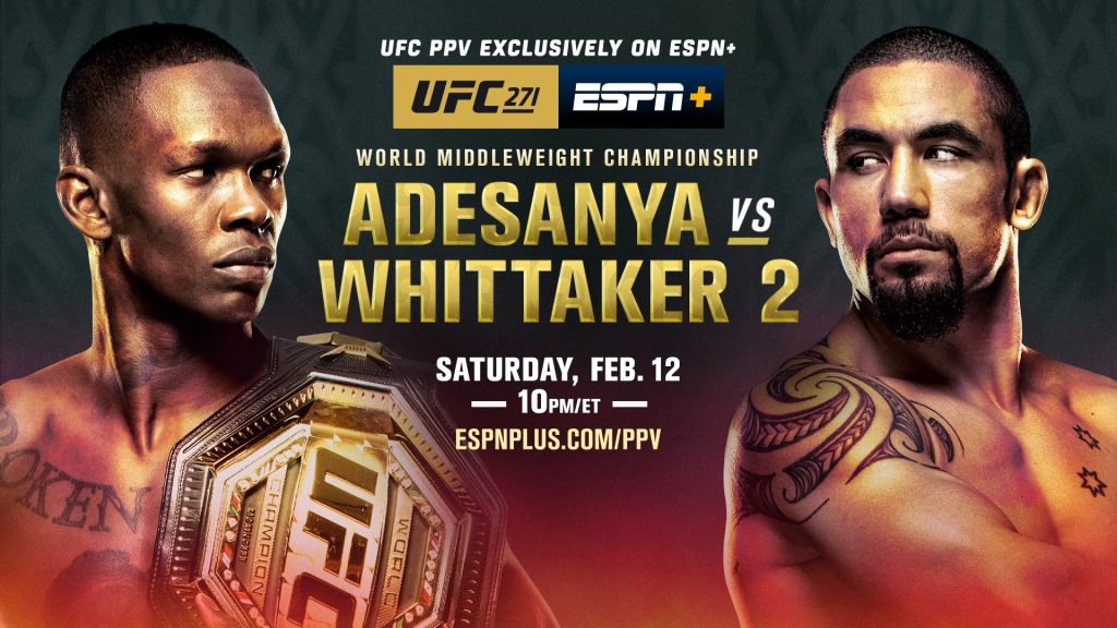 UFC 271 results Adesanya vs Whittaker 2