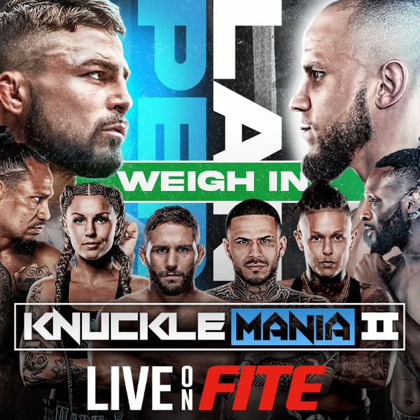 KnuckleMania 2 weigh-in