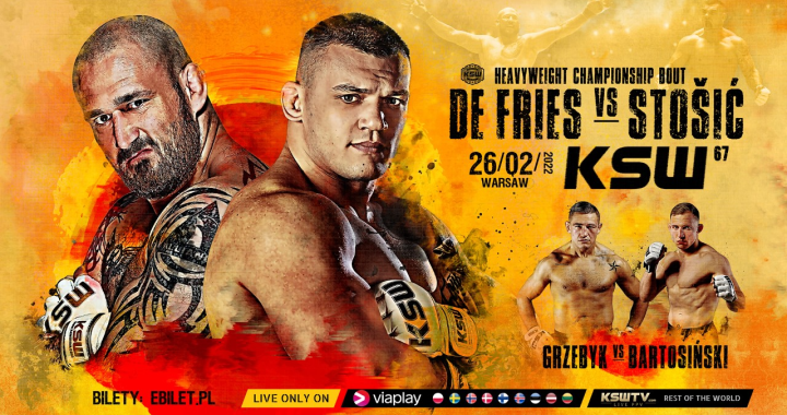 KSW 67 Fight Card Finalized For Saturday, February 26 in Poland