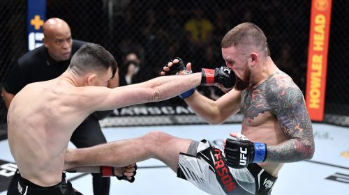 Julian Erosa edges split decision over Steven Peterson at UFC Vegas 47