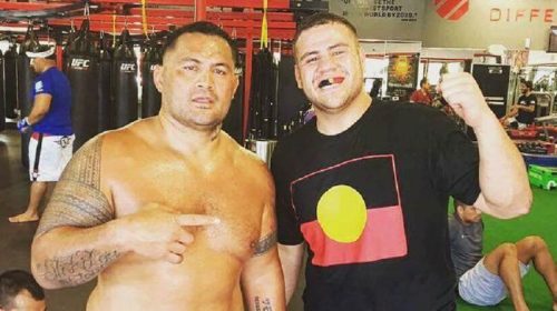 Tai Tuivasa and Mark Hunt