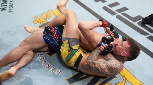 Renato Moicano Chokes Out Alexander Hernandez, UFC 271