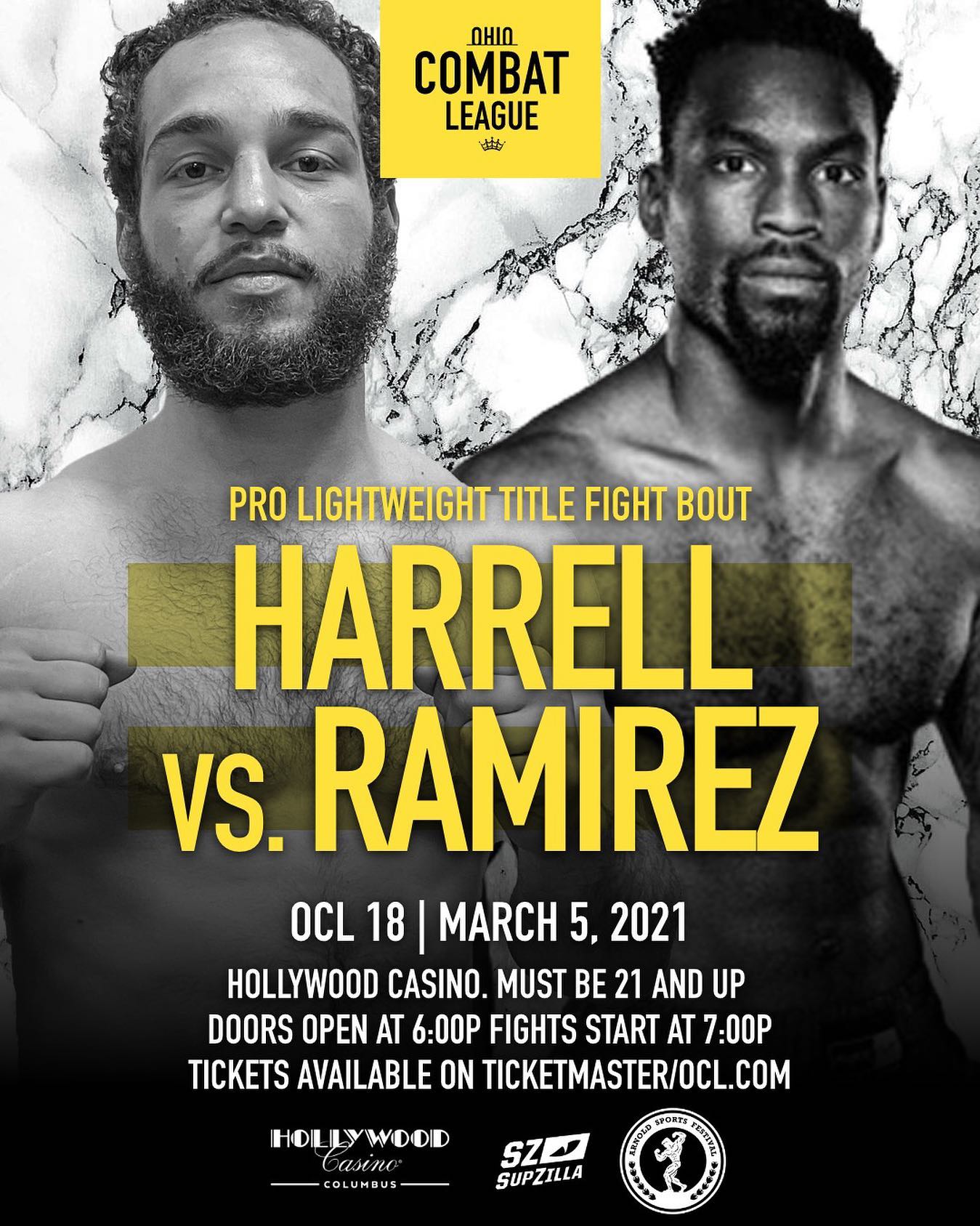 Josiah Harrell headlines lineup featuring five title bouts at Ohio Combat League 18