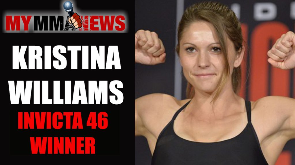 Kristina Williams "working really hard" for UFC contract after Invicta FC 46 win